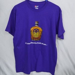 Men's Crown Royal Logo T-Shirt Size Medium